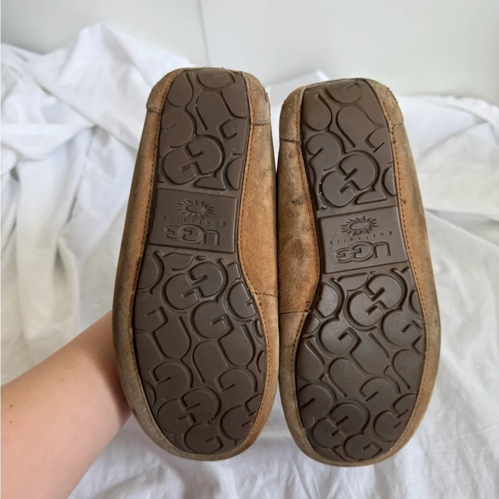 UGG Dakota Moccasin Slipper Chestnut Il Suede Brown Size 6